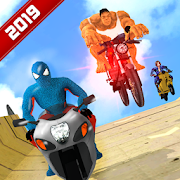 Super Hero Bike Mega Ramp 3 