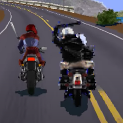 Road Rash like computer game 