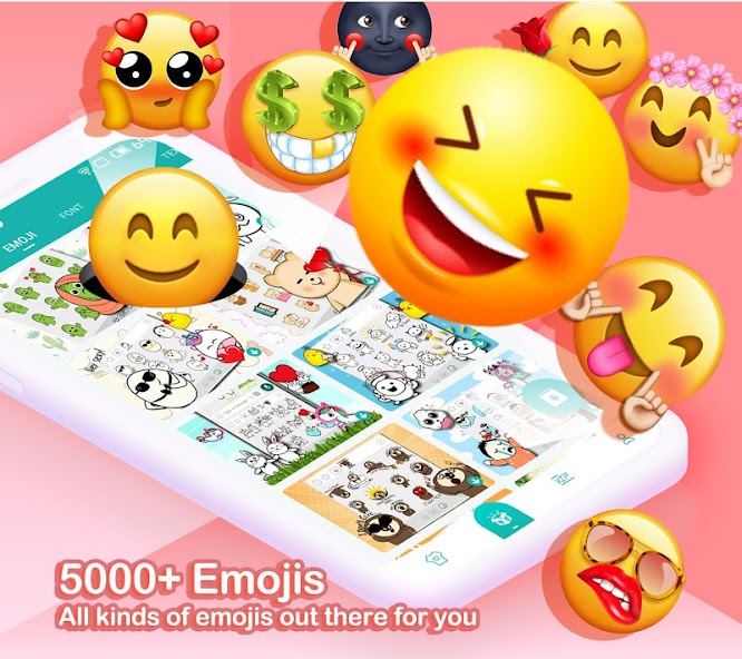 Kika Keyboard - Emoji, Fonts