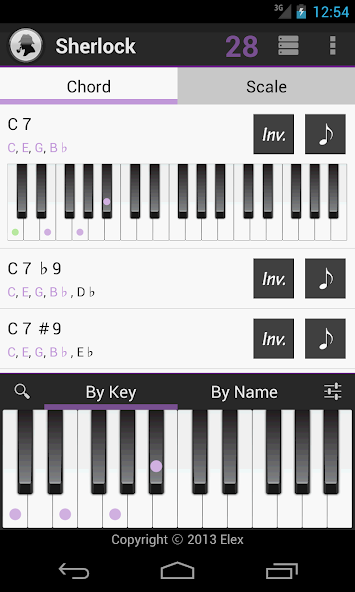 Chord / Scale Finder