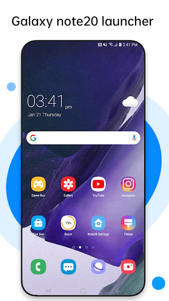 Perfect Galaxy Note20 Launcher