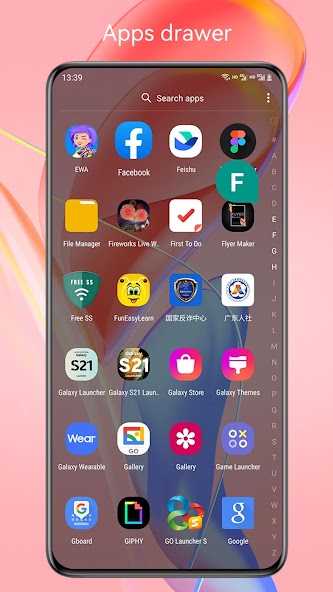 Super P Launcher, theme