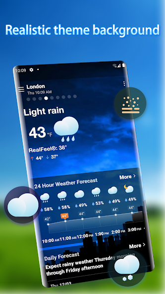 Local Weather Alerts - Widget