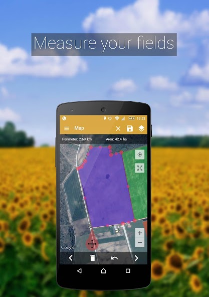 GPS Fields Areas Measures