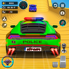 US Police Car Stunt Games 2023 