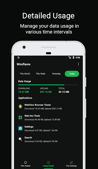 Wireflame - Data Usage Monitor