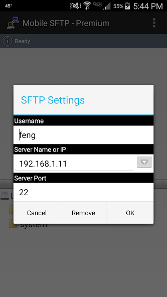 Mobile SFTP (Premium Version)