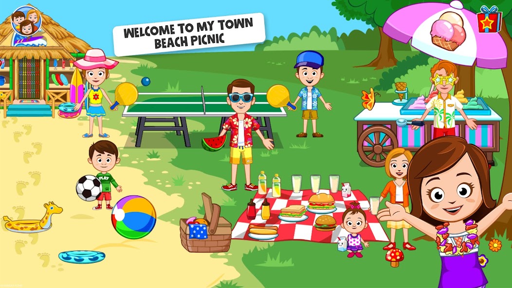 My Town: Beach Picnic Fun Game 