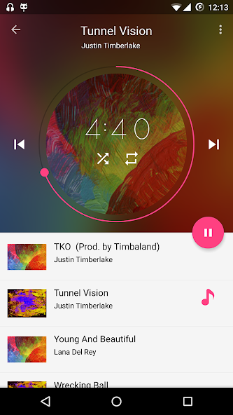 Timber Music Player