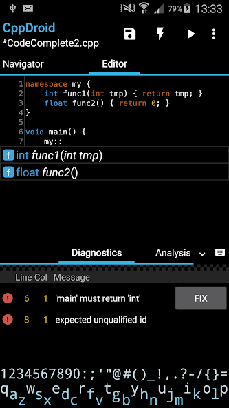 CppDroid - C/C++ IDE