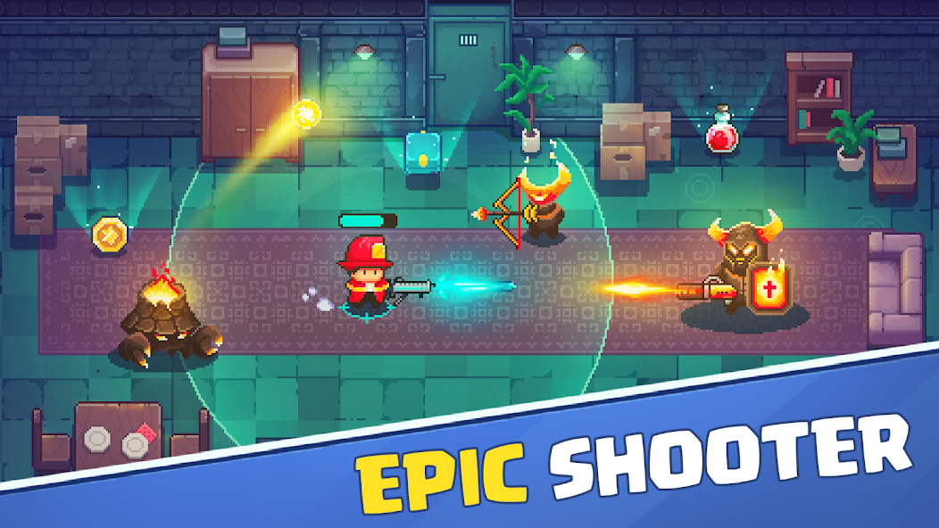 Firefighter: pixel shooter 