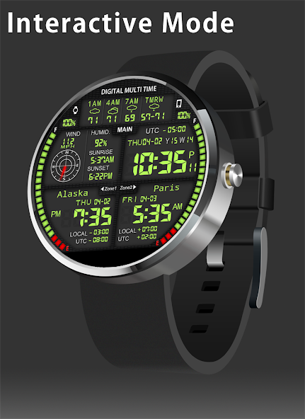 F08 3TimeZoneFace for Moto 360