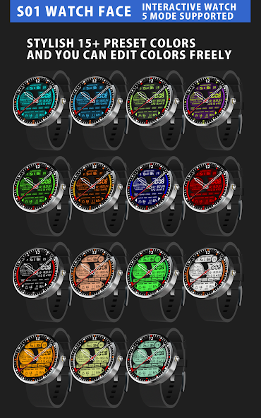 S01 WatchFace for Android Wear