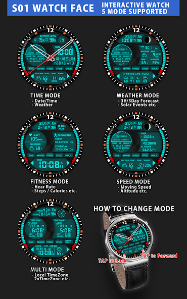 S01 WatchFace for Android Wear