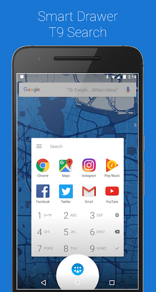 App Swap Drawer - T9 Search