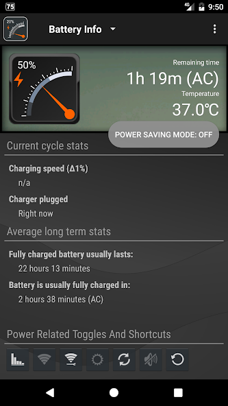 Gauge Battery Widget