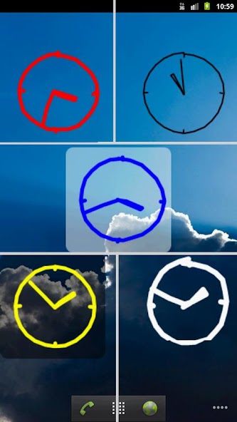 Graffiti Analog Clock [Widget]