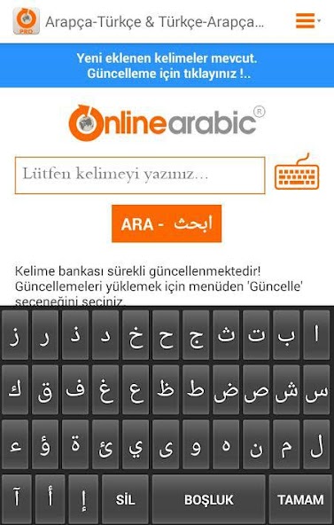 Arabic Turkish Dictionary Pro