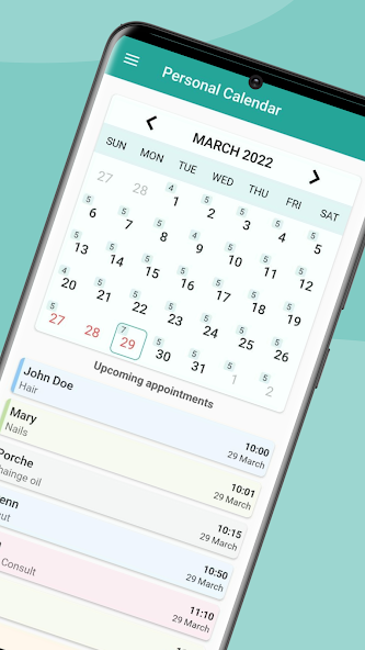 Appointment Planner Calendar