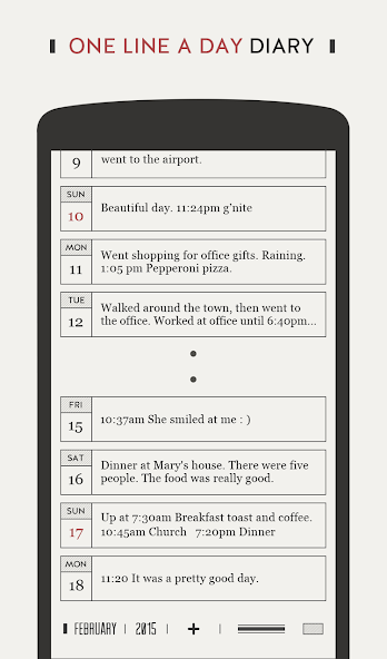 DayGram - One line a day Diary