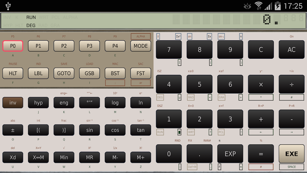 FX-602P scientific calculator