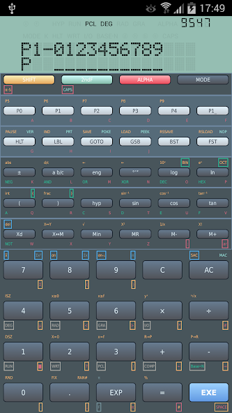 FX-603P programable calculator