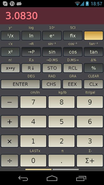 HP-45 scientific calculator