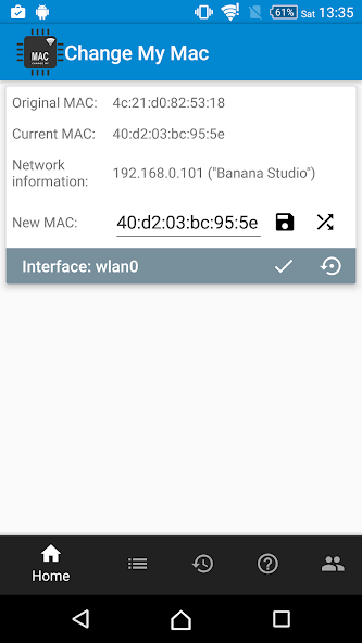 Change My MAC - Spoof Wifi MAC