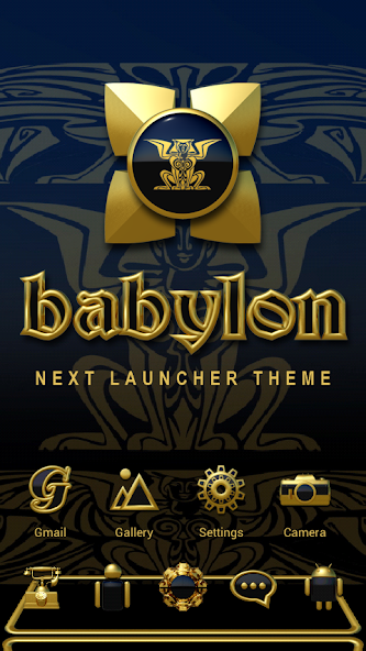 Next Launcher 3D Theme Babylon