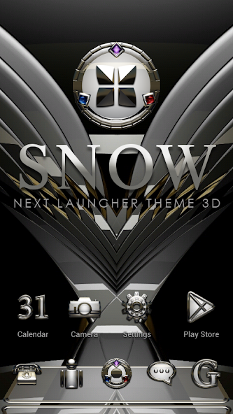 SNOW Next Launcher Theme 3D