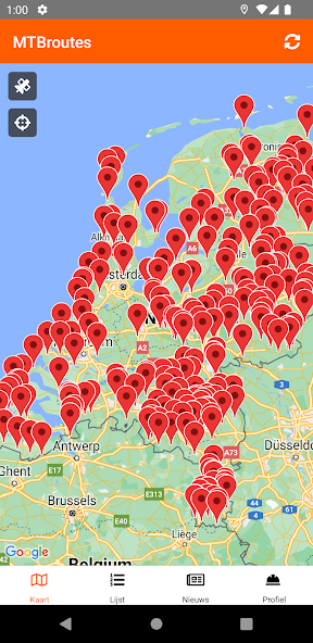 MTBroutes - Alle NL MTB routes 