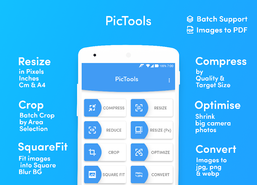 PicTools batch image editor