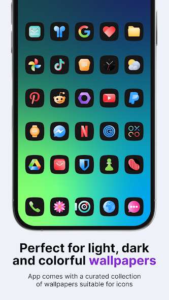 Selene Noir: Dark Icon Pack