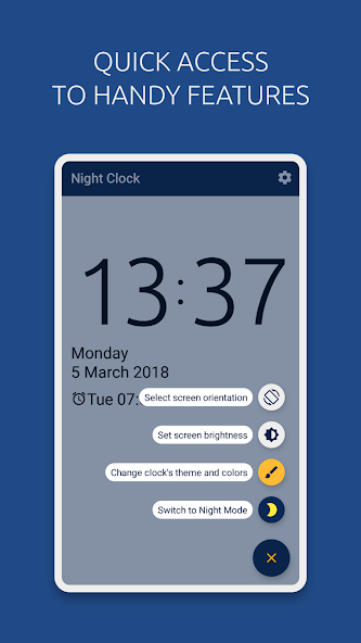 Night Clock with alarm and dat