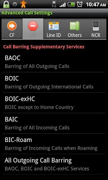 Advanced Call Settings+