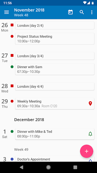 aCalendar+ Calendar & Tasks