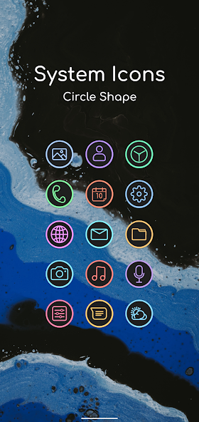 Lavien Adaptive Neon Icon Pack