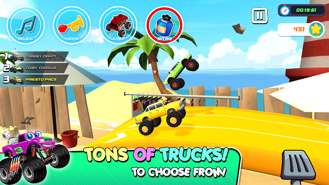 Monster Trucks Game for Kids 3 