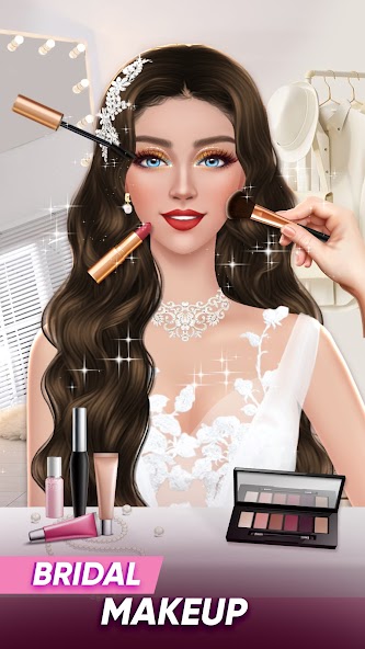 Wedding Dress Up Bridal Makeup 