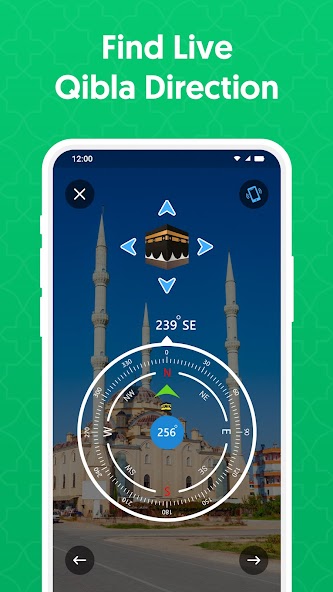 Qibla Compass: Qibla Direction