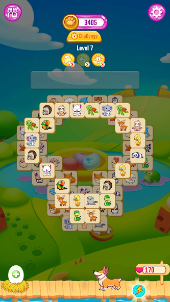 Tile Puzzle - Match Animal 3D 