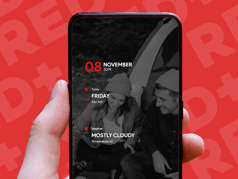 Red+ : Widget for kwgt