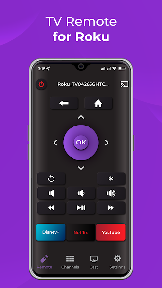 Remote Control for RokuTV