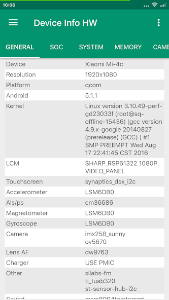 Device Info HW+