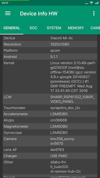 Device Info HW+