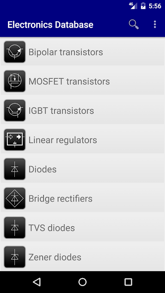 Electronics Database (offline)