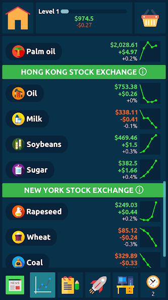 Stock Exchange Game