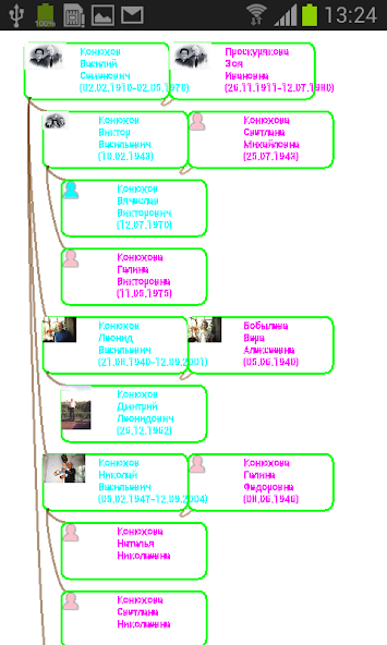 Genealogical Tree of Family