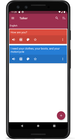 Talker (text-to-speech notes)