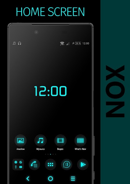 NOX AQUA Xperia Theme